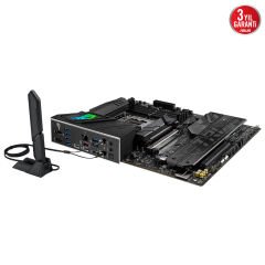 ASUS ROG STRIX B860-F GAMING WIFI INTEL B860 LGA1851 DDR5 9066 DP HDMI 4x M2 USB3.2 Gen 2x2 WiFi 7 + BT AURA RGB 2.5Gbit LAN ATX 16+1+2+1 Güç Aşamaları 1xGen5 M.2 ASUS AI Advisor Thunderbolt 4