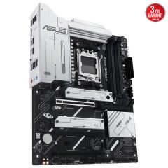 ASUS MB PRIME X870-P AMD X870 AM5 DDR5 8000 HDMI 2xUSB4 4x M2 USB3.2 AURA RGB 2.5Gbit LAN ATX 14+2+1(80A) Güç Aşaması, Çift USB4, PCIe Slot Q-Release