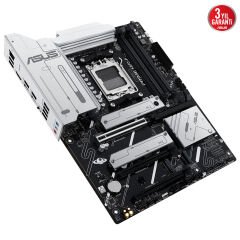ASUS MB PRIME X870-P AMD X870 AM5 DDR5 8000 HDMI 2xUSB4 4x M2 USB3.2 AURA RGB 2.5Gbit LAN ATX 14+2+1(80A) Güç Aşaması, Çift USB4, PCIe Slot Q-Release