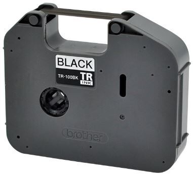 BROTHER P-TOUCH TR-100BK ETIKET 100 MT SİYAH RİBON