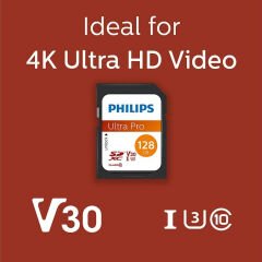 PHILIPS 128GB SDXC 100MB/S C10 FM12SD65B/00