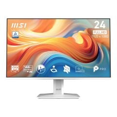 MSI 23.8 PRO MP243W E14 1920x1080 FLAT IPS 144HZ 1MS ADAPTIVE-SYNC BEYAZ MONITOR