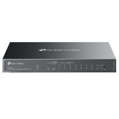 TP-LINK OMADA ES210GMP 10 PORT GIGABIT + 8-PORT POE+ YÖNETİLEBİLİR 123W POE METAL KASA SWITCH