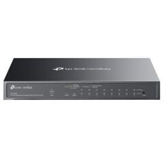 TP-LINK OMADA ES210GMP 10 PORT GIGABIT + 8-PORT POE+ YÖNETİLEBİLİR 123W POE METAL KASA SWITCH