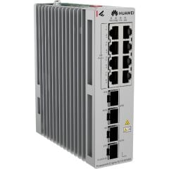 HUAWEI EKITENGINE S210I-8P4SX 8 PORT GIGABIT+2X2.5GB 2X10G SFP+ CLOUD YÖNETİLEBİLİR L2+ ENDÜSTRİYEL 240W POE SWITCH