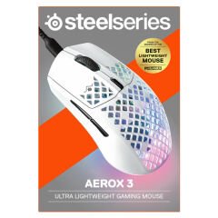 STEELSERIES AEROX 3 MOUSE SNOW 62603