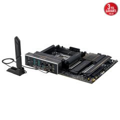 ASUS PROART X870E-CREATOR WIFI AMD X870E AM5 DDR5 8000 HDMI 2xUSB4 4x M2 USB3.2 WiFi 7 + BT AURA RGB 10Gbit + 2.5Gbit LAN ATX 16+2+2 Güç Aşamaları, Çift USB4, ASUS Control Center Express Lisansı