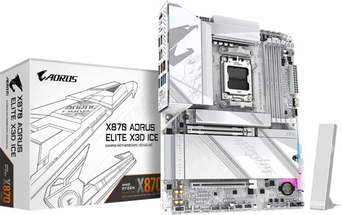 GIGABYTE X870 A ELITE X ICE AMD ANAKART