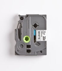 BROTHER P-TOUCH TZE-231 TZE-TAPE 12MM BEYAZ ÜZERİNE SİYAH LAMİNASYONLU ETİKET