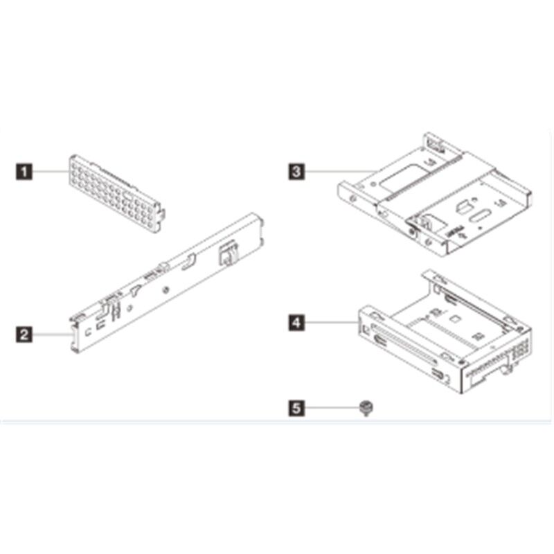 LENOVO ST45 V3 1x3.5 HDD + ODD Cage Kit 4XF7A96626