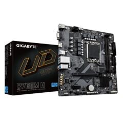 GIGABYTE B760M H DDR5 8000MHZ 1XVGA 1XHDMI 1XM.2 USB 3.2 MATX 1700P (12. / 13. VE 14. NESİL İŞLEMCİ UYUMLU)