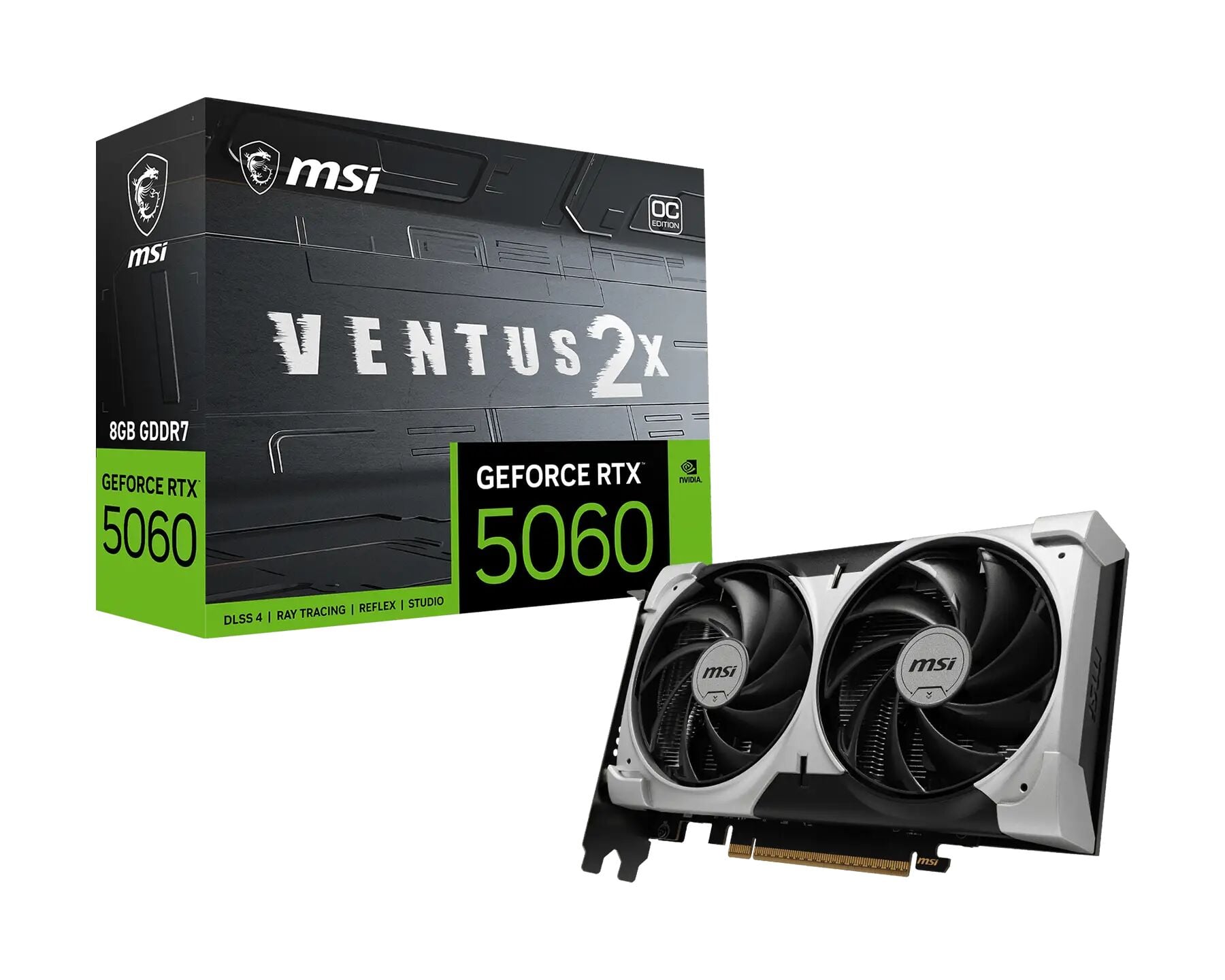 MSI GEFORCE RTX 5060 8G VENTUS 2X OC V1