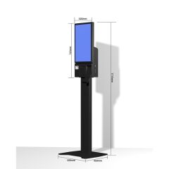 TIWOX K-2150B 21.5'' I7 5.NESİL 256GB SSD 16GB RAM WIFI 80MM FİŞ YAZICI 2D OKUYUCU FHD DOKUNMATİK KIOSK AYAKLI SİYAH
