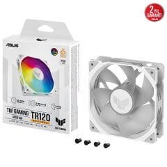 ASUS TUF TR120 REVERSE SOĞUTUCU KASA RADYATÖR FANI TERS HAVA AKIŞI ADRESLENEBİLİR ARGB 120MM BEYAZ