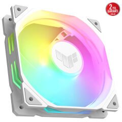 ASUS TUF TR120 SOĞUTUCU KASA RADYATÖR FANI ADRESLENEBİLİR ARGB 120MM 3 IN 1 BEYAZ