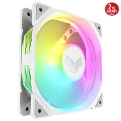 ASUS TUF TR120 REVERSE SOĞUTUCU KASA RADYATÖR FANI TERS HAVA AKIŞI ADRESLENEBİLİR ARGB 120MM 3 IN 1 BEYAZ