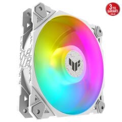 ASUS TUF TF120 SOĞUTUCU KASA RADYATÖR FANI BEYAZ ADRESLENEBİLİR ARGB 120MM 3 IN 1