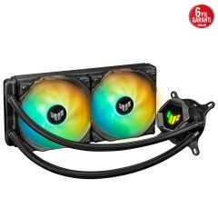 ASUS TUF GAMING LC II 240 ARGB AURA SYNC RGB 120MM*2 ADRESLENEBİLİR RGB FAN CPU SIVI SOĞUTUCUSU 6 YIL GARANTİ