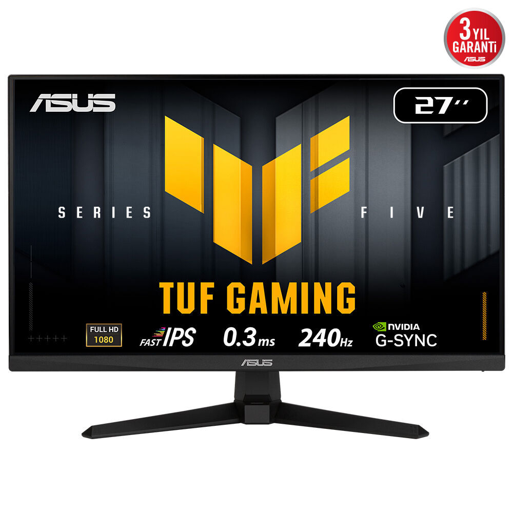 ASUS TUF GAMING VG279QM5F 27INC FAST IPS 1920X1080 0.3MS 260HZ GAMING AI MONITOR