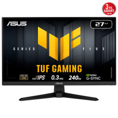 ASUS TUF GAMING VG279QM5F 27INC FAST IPS 1920X1080 0.3MS 260HZ GAMING AI MONITOR