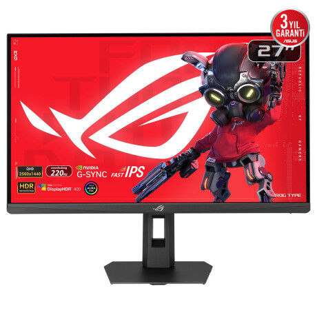 ASUS ROG STRIX XG27ACSR 27 GAMING 2K FAST IPS FreeSync VE G-SYNC UYUMLU HDR 2560x1440 0.3ms 220Hz MONİTÖR