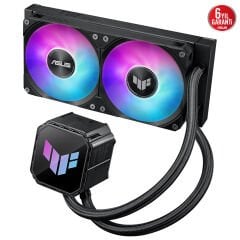 ASUS TUF GAMING LC III 240 ARGB AURA SYNC RGB 120MM*2 ADRESLENEBİLİR RGB FAN CPU SIVI SOĞUTUCUSU 6 YIL GARANTİ