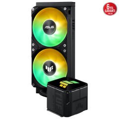 ASUS TUF GAMING LC III 240 ARGB AURA SYNC RGB 120MM*2 ADRESLENEBİLİR RGB FAN CPU SIVI SOĞUTUCUSU 6 YIL GARANTİ