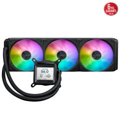 ASUS PRIME LC ARGB LCD ALL-IN-ONE CPU SIVI SOĞUTUCU, KESKİN EKRANLA CPU VE GPU BİLGİLERİ, YÜKSEK PERFORMANSLI ASETEK POMPA, DİZİ-ZİNCİR FANLAR 6 YIL GARANTİ