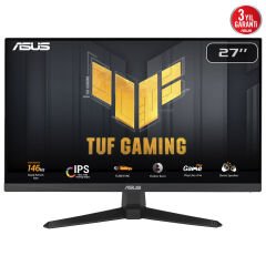 ASUS TUF GAMING VG249QE5A 23.8 IPS 1920x1200 1ms 146Hz 300cd DP HDMI Hoparlör VESA 3YIL EYECARE PLUS,ELMB MONİTÖR