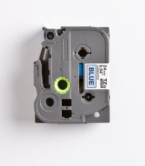 BROTHER P-TOUCH TZE-551 TZE-TAPE 24 MM MAVİ ÜZERİNE SİYAH LAMİNASYONLU ETİKET