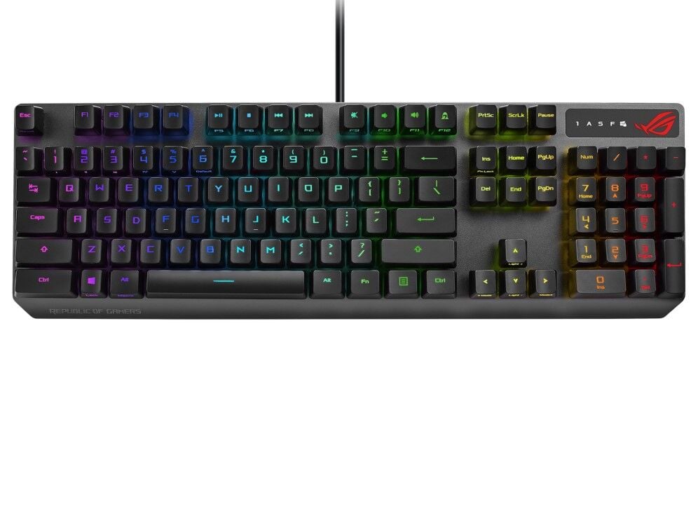 ASUS ROG STRIX SCOPE RX RED/ABS/TR AURA SYNC RGB MEKANİK OYUNCU KLAVYE TÜRKÇE