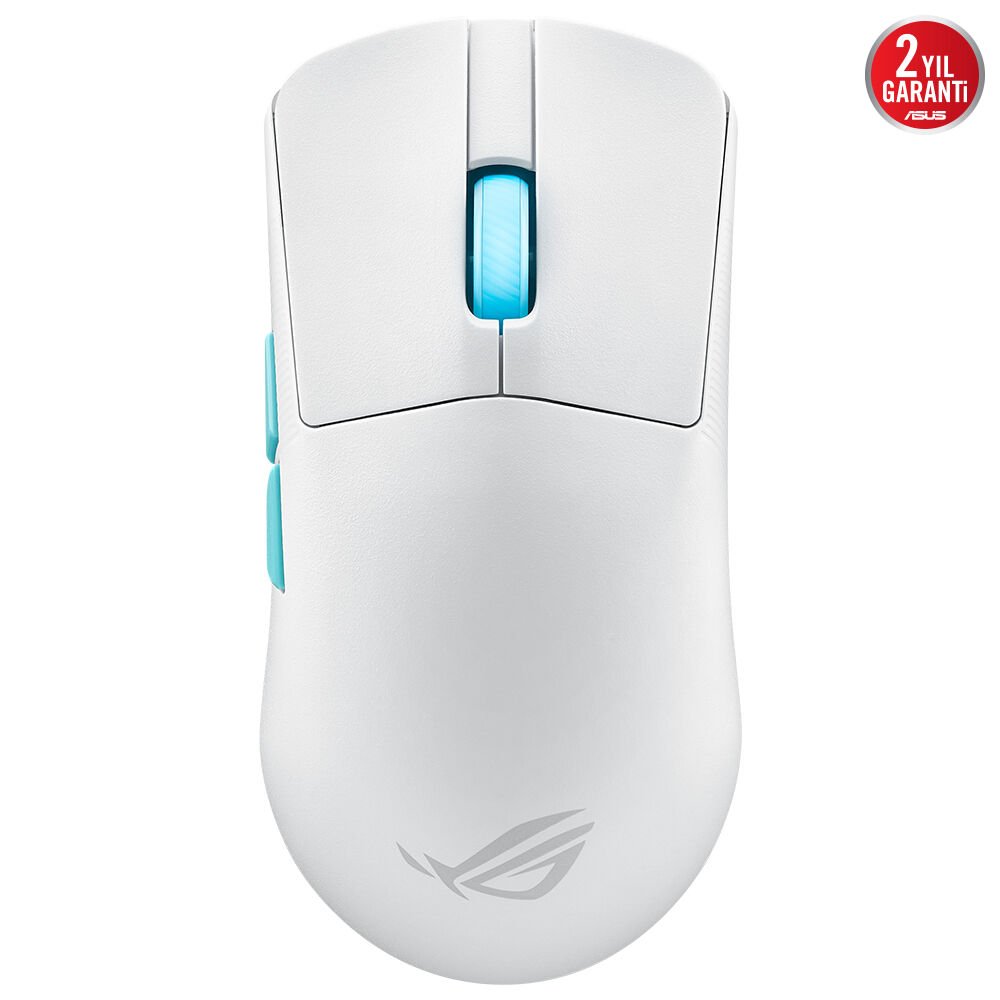 ASUS ROG HARPE ACE AIM LAB GAMING MOUSE ULTRA HAFİF 36.000 DPI - OPTİK SENSÖR - 5 PROGRAMLANABİLİR TUŞ - BEYAZ