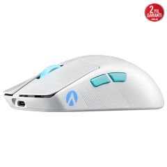 ASUS ROG HARPE ACE AIM LAB GAMING MOUSE ULTRA HAFİF 36.000 DPI - OPTİK SENSÖR - 5 PROGRAMLANABİLİR TUŞ - BEYAZ