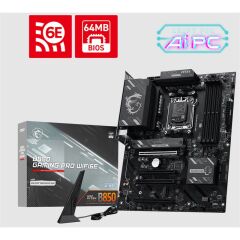 MSI MB B850 GAMING PRO WIFI6E DDR5 8200MT/S 1XHDMI 1XDP 2XM.2 USB ATX AM5 (AMD AM5 9000/8000/7000 SERİ İLE UYUMLU)
