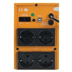 MAKELSAN ROAR 1200VA 1F/1F (2X7AH) 5/10DK LINE INTERAKTIF UPS (720W)