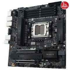 ASUS PRO WS B850M-ACE SE AMD B850 Soket AM5 micro ATX ANAKART