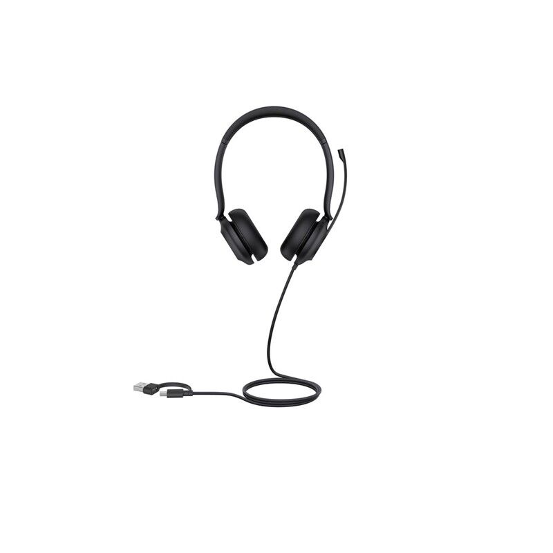 YEALINK UH35 DUAL UC USB-C/A TEAMS UYUMLU ÇİFT TARAFLI TAÇLI KULAKLIK