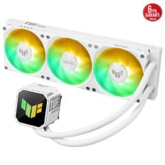 ASUS TUF GAMING LC III 360 ARGB WHITE EDITION SIVI İŞLEMCİ SOĞUTUCU 360 MM BEYAZ