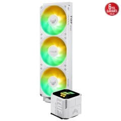 ASUS TUF GAMING LC III 360 ARGB WHITE EDITION SIVI İŞLEMCİ SOĞUTUCU 360 MM BEYAZ