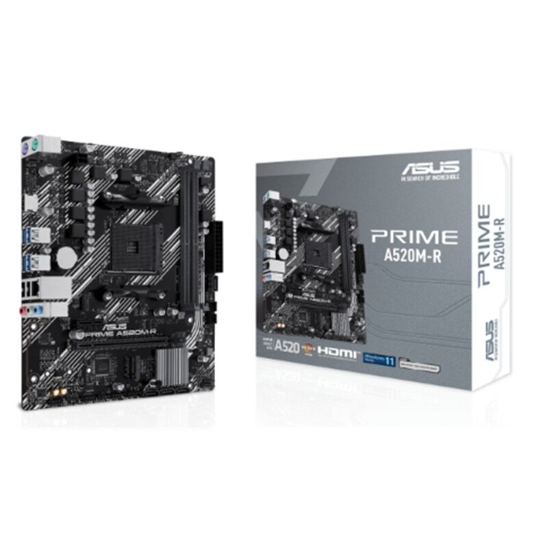 ASUS PRIME A520M-R DDR4 5100MHZ 1XHDMI 1XM.2 USB2.0 MATX AM4 (AMD AM4 5000/4000 /3000 SERİSİ İLE UYUMLU)