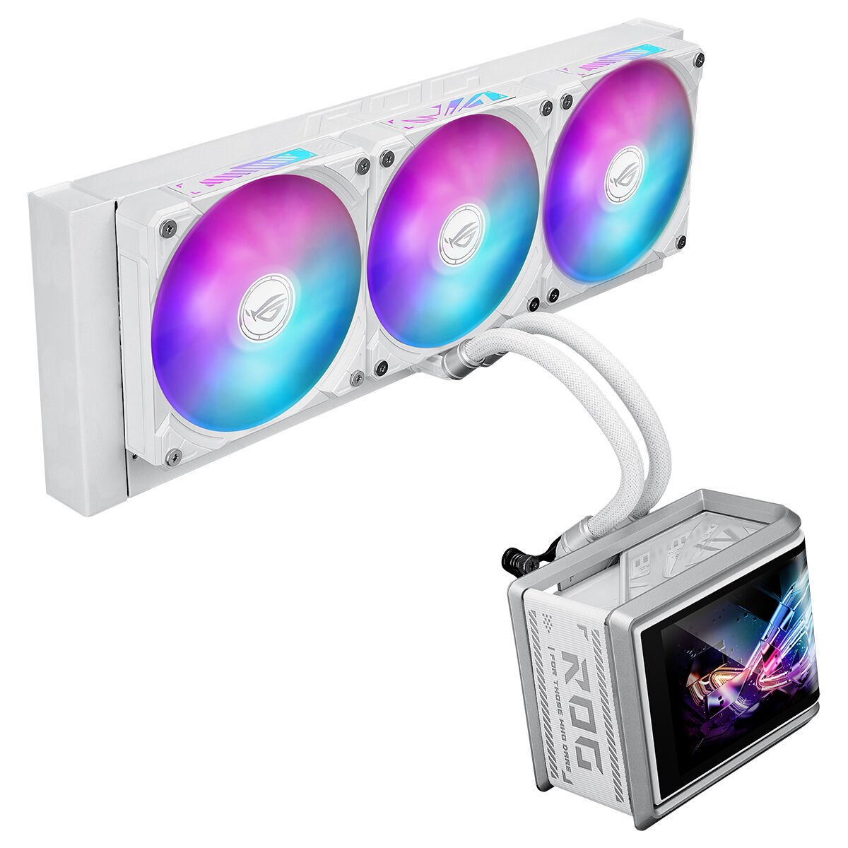 ASUS ROG Ryuo IV SLC 360 ARGB White Edition İşlemci Hepsi dahil sıvı soğutma 12 cm Beyaz