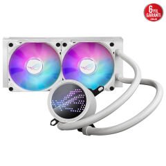 ASUS ROG RYUO III 240 ARGB ANIME MATRIX LED EKRAN AURA SYNC RGB 120MM*2 ADRESLENEBİLİR RGB FAN ROG ARGB CPU SOĞUTUCUSU BEYAZ 6 YIL GARANTİ