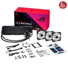 ASUS ROG STRIX LC II 360 ARGB AURA SYNC RGB 120MM*3 ADRESLENEBİLİR RGB FAN CPU SIVI SOĞUTUCUSU 6 YIL GARANTİ V3