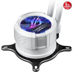 ASUS ROG STRIX LC III 360 ARGB LCD CPU SIVI SOĞUTUCU, 2.1'' IPS LCD, ASETEK'İN YENİ GEN7 V2 POMPASI VE PREMIUM ROG ARGB FANLAR BEYAZ 6 YIL GARANTİ