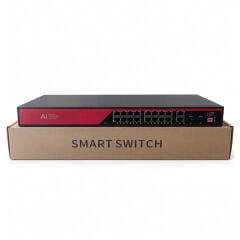 EZCOOL EZ-16PSX-SFP 16 PORT 16FE+2GE+2SFP 240W GİGABİT POE SWİTCH