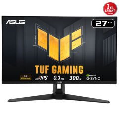 ASUS TUF GAMING VG27AQM5A 27 FAST IPS 2560x1440 0.3ms 300Hz 300cd DP HDMI USB Hoparlör VESA 3YIL %95 DCI-P3,EYECARE, FLICKER-FREE,DÜŞÜK MAVİ IŞIK MONİTÖR