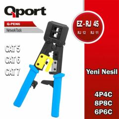 QPORT Q-PEN6 RJ45/RJ11/RJ12 YENİ NESİL PENSE