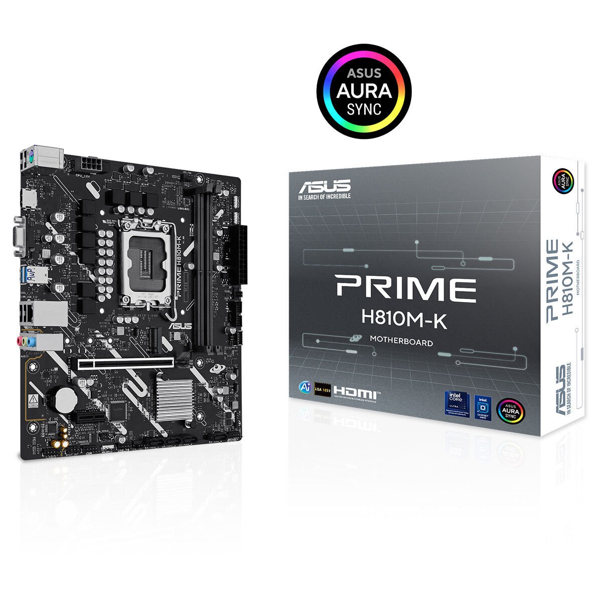 ASUS PRIME H810M-K Intel H810 LGA 1851 (Socket V1) micro ATX ANAKART