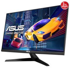 ASUS VY279HGR 27 IPS 1920x1080 1ms 120Hz 250cd HDMI VGA VESA 3YIL EYECARE PLUS FLICKER-FREE ÇERÇEVESİZ DÜŞÜK MAVİ IŞIK ANTİBAKTERİYAL KAPLAMA MONİTÖR