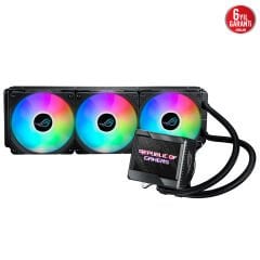 ASUS ROG RYUJIN III 360 ARGB EXTREME SIVI SOĞUTUCU, ASETEK EMMA GEN8 V2 POMPA, YÜKSEK HAVA AKIŞI VE STATİK BASINÇ İÇİN MANYETİK ARGB FANLAR, 3.5'' LCD DONANIM TAKİBİ VE ÖZEL GIFLER 6 YIL GARANTİ